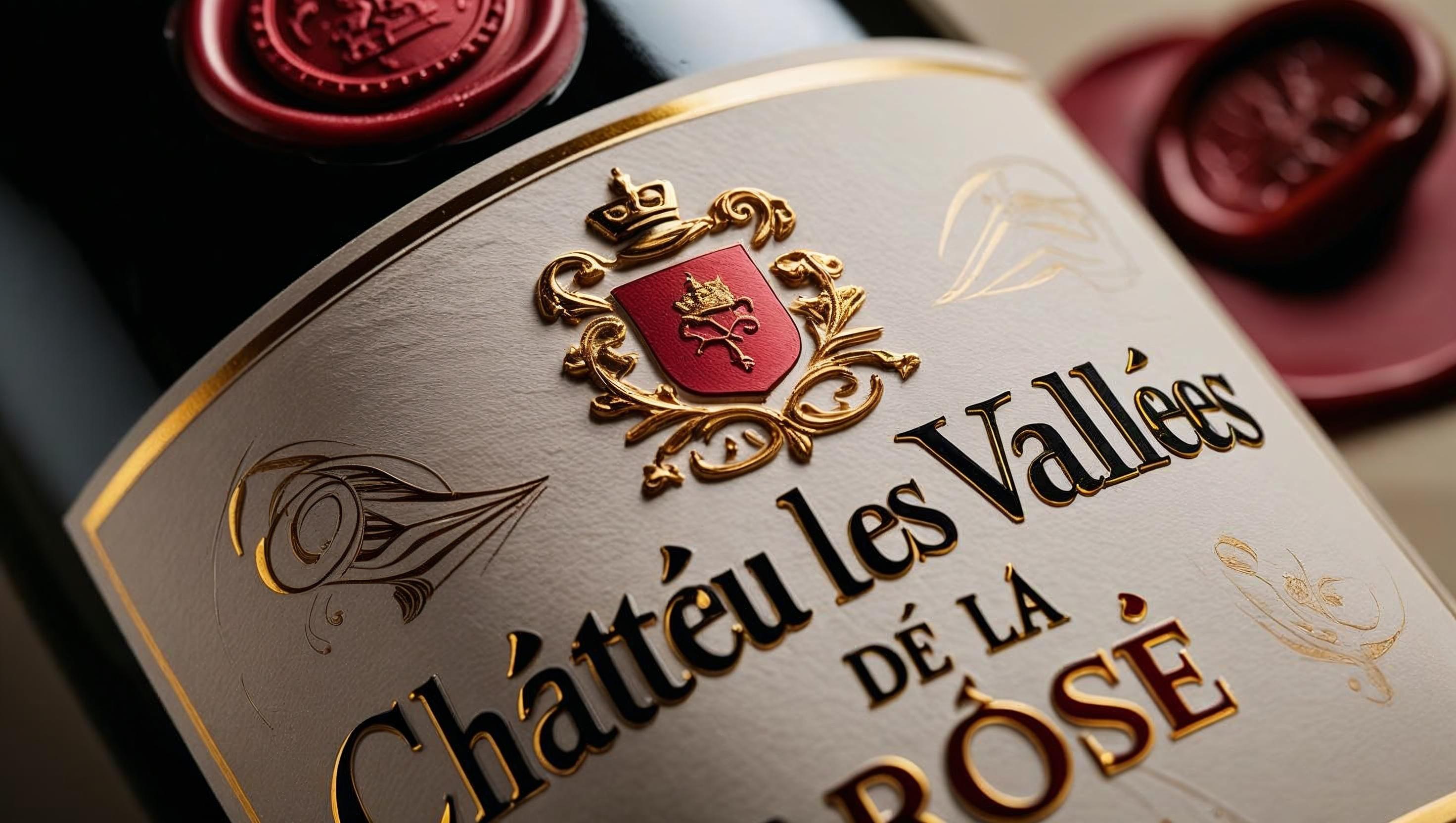 Château des Vallées de la Rose wine tasting setup